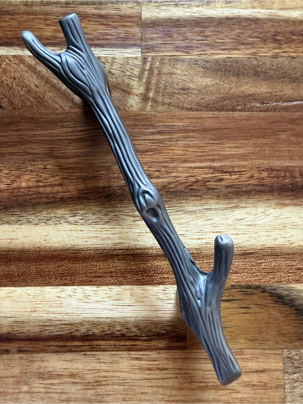 8x ATLAS 2106-NO 4.5" Twig Branch Drawer Handle Pull 3" center to center Pewter